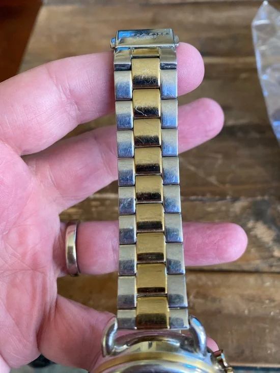 Coach Two-Tone Gold and Silver Mother-of-Pearl Dial Watch - Picture 7 of 8